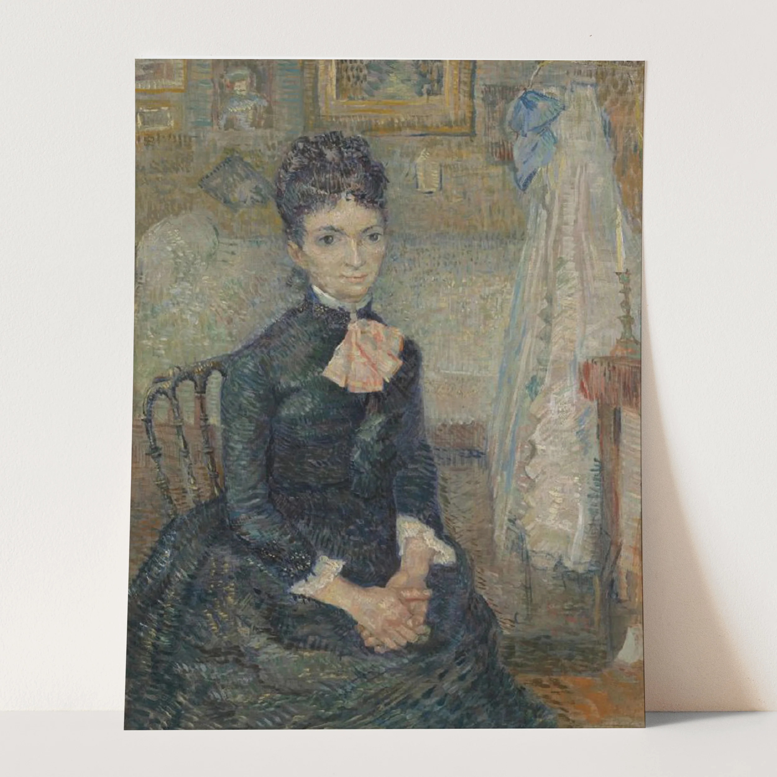 Portrait of Léonie Rose Charbuy-Davy (1887) by Van Gogh - Image 3
