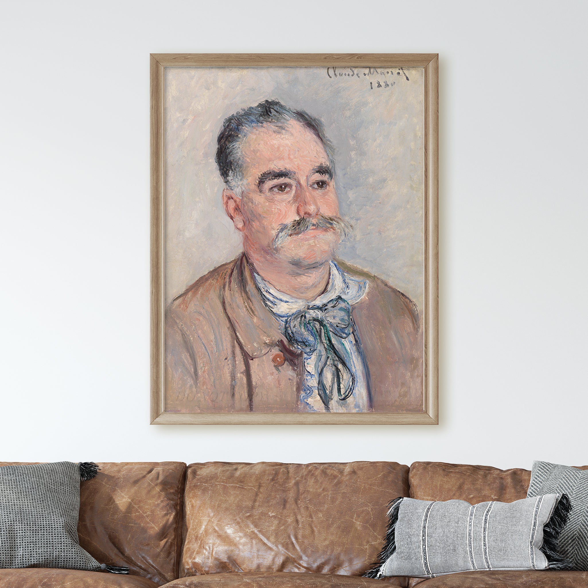 Portrait of Monsieur Coquette, Father (1880) by Claude Monet - Image 2