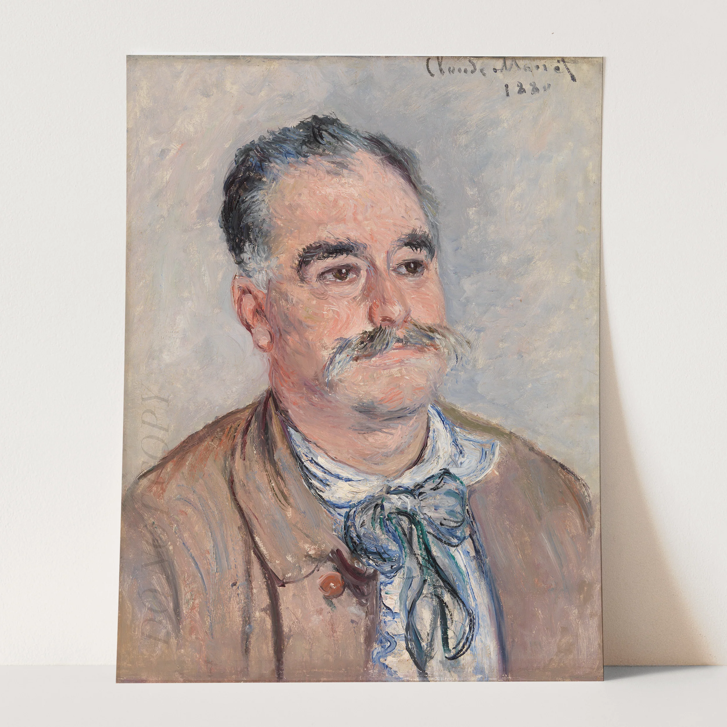 Portrait of Monsieur Coquette, Father (1880) by Claude Monet - Image 3