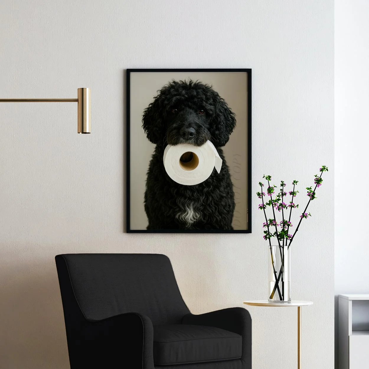 Portuguese Water Dog Toilet Paper - Image 2