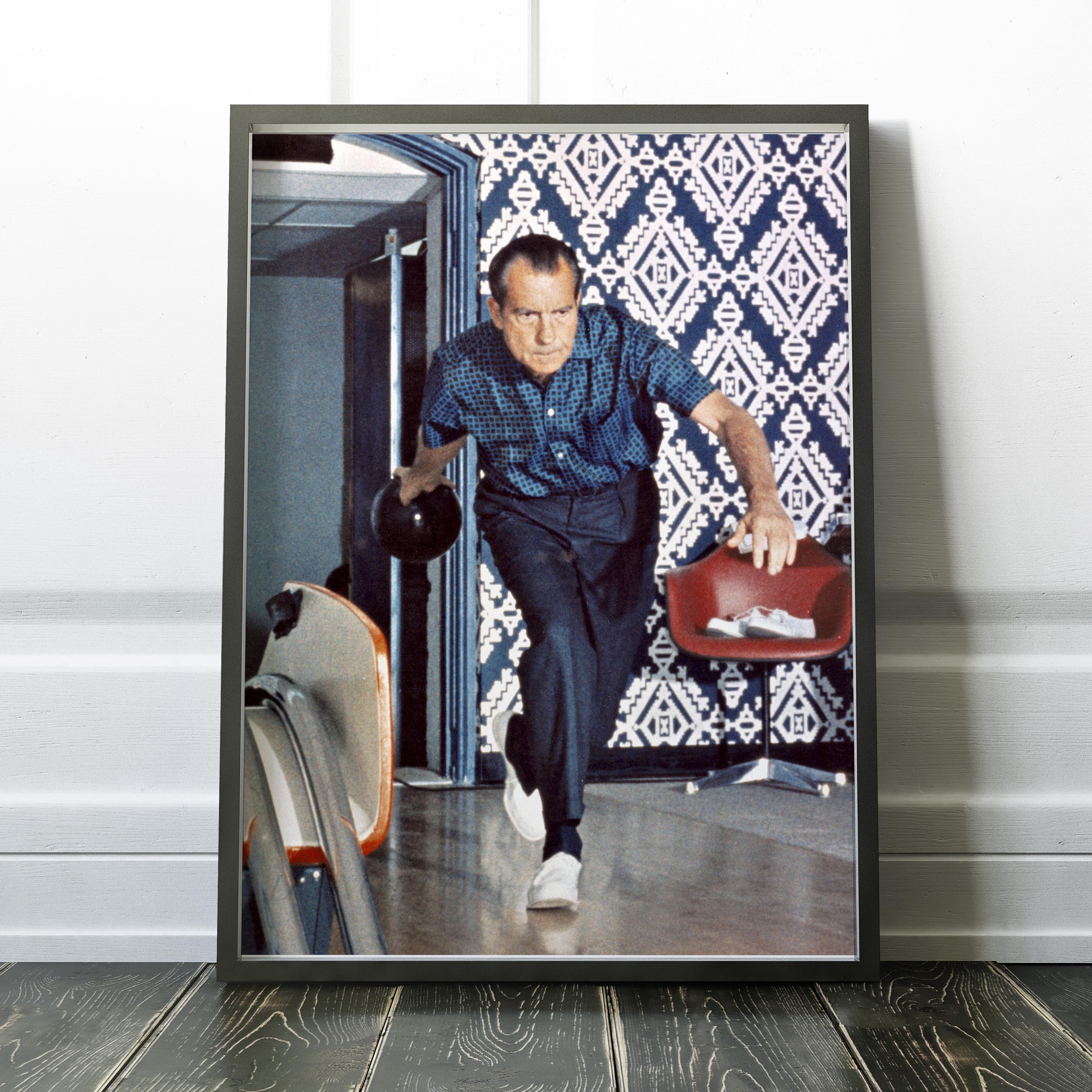 President Richard Nixon Bowling - Image 2