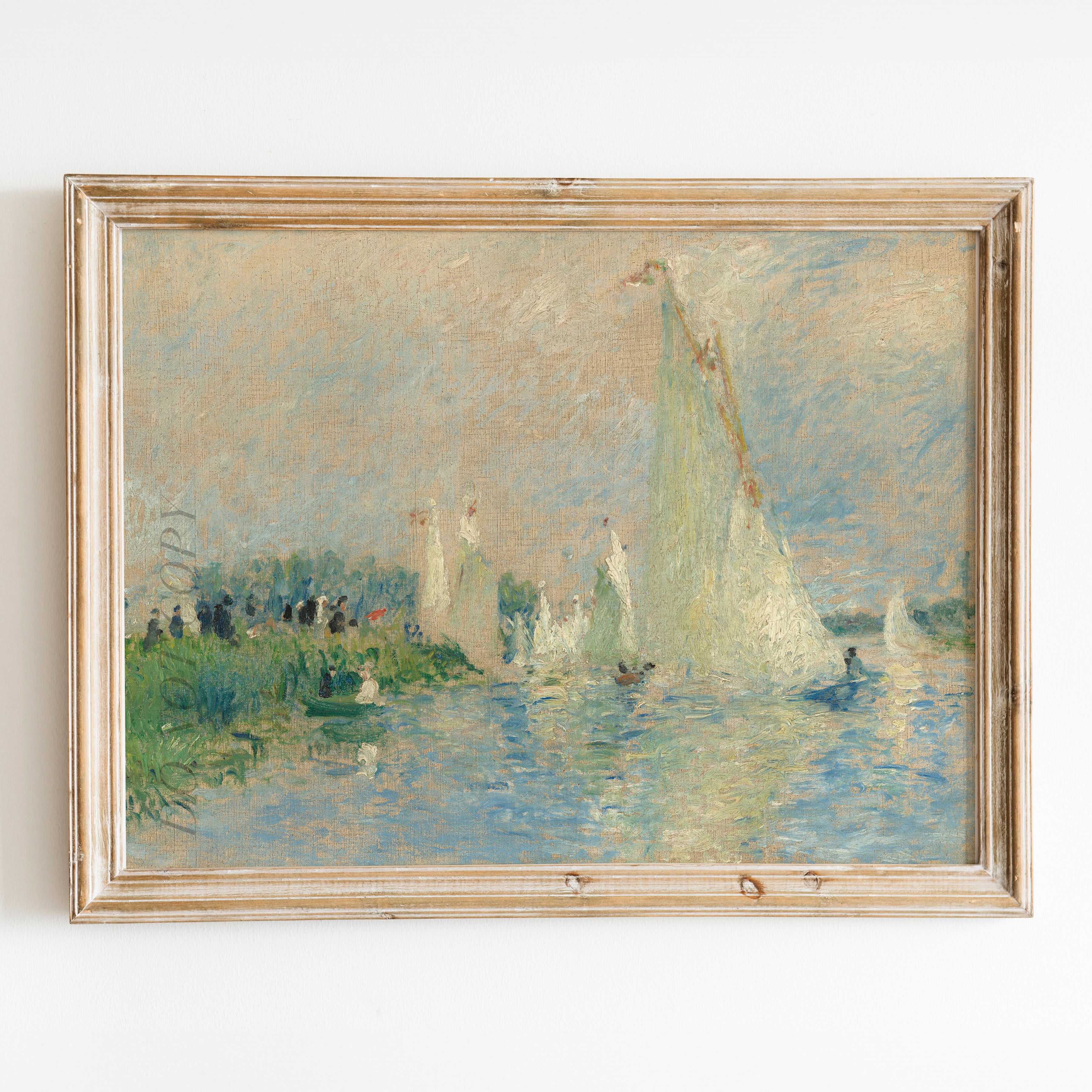 Regatta at Argenteuil (1874) by Renoir