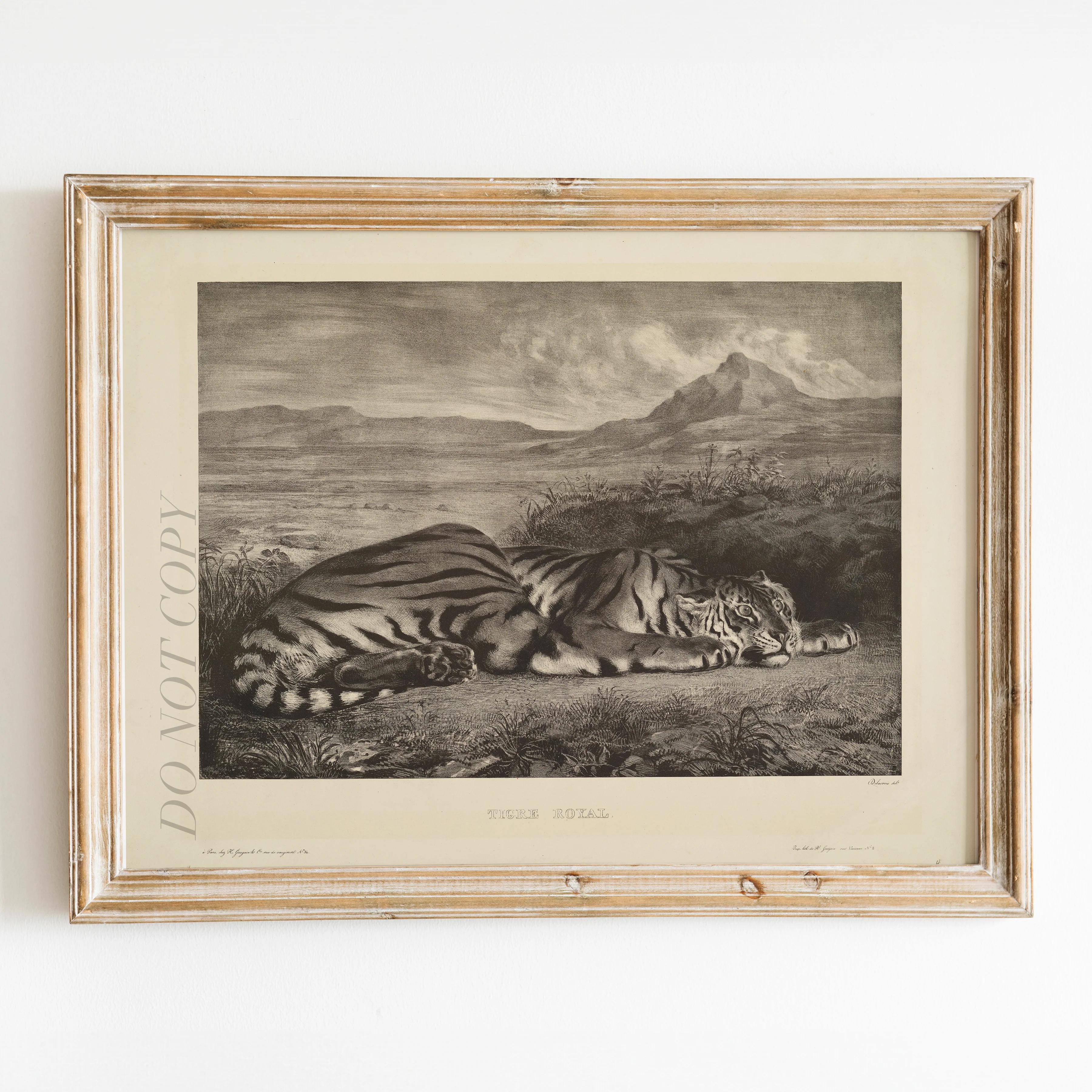 Royal Tiger (1829) by Eugène Delacroix