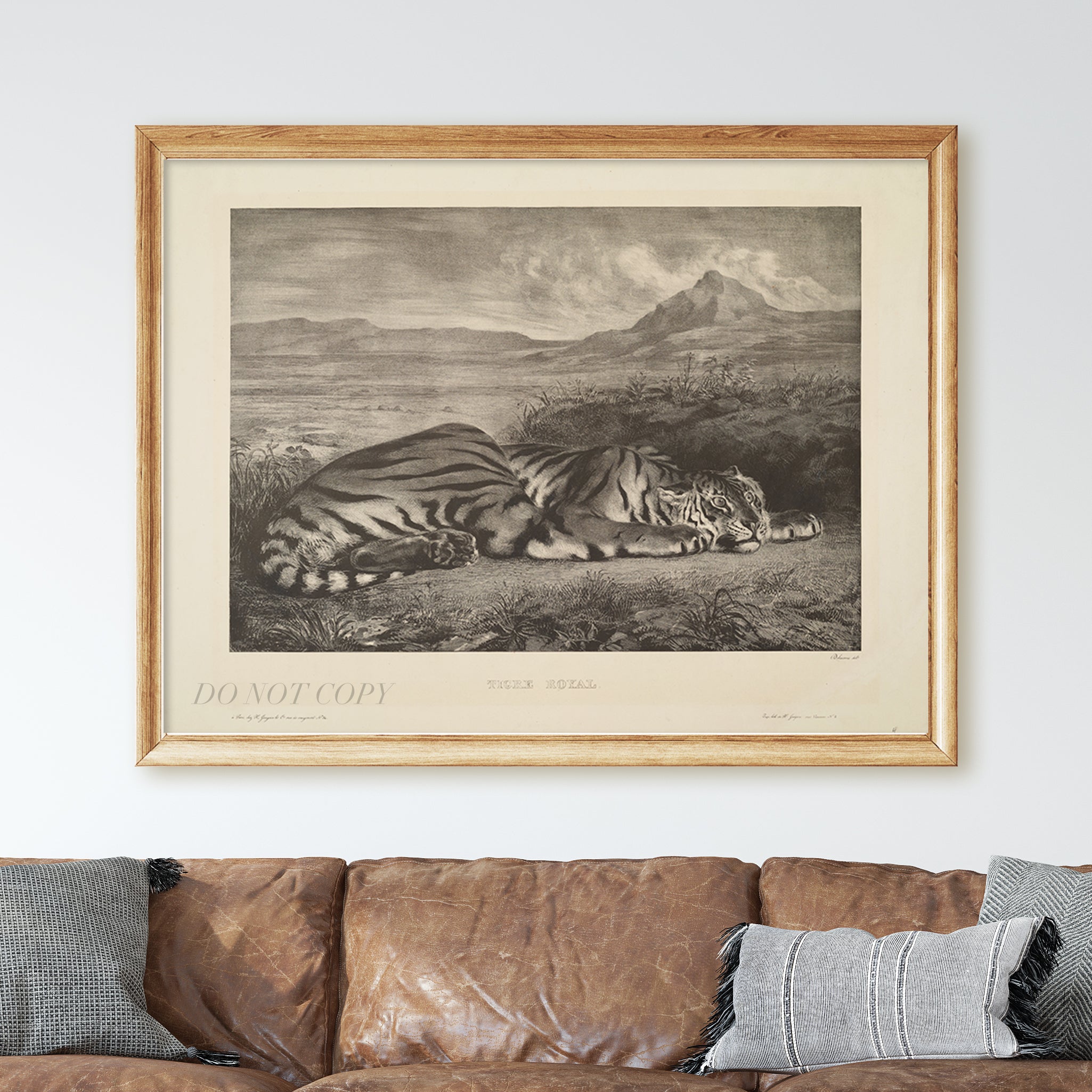 Royal Tiger (1829) by Eugène Delacroix - Image 2