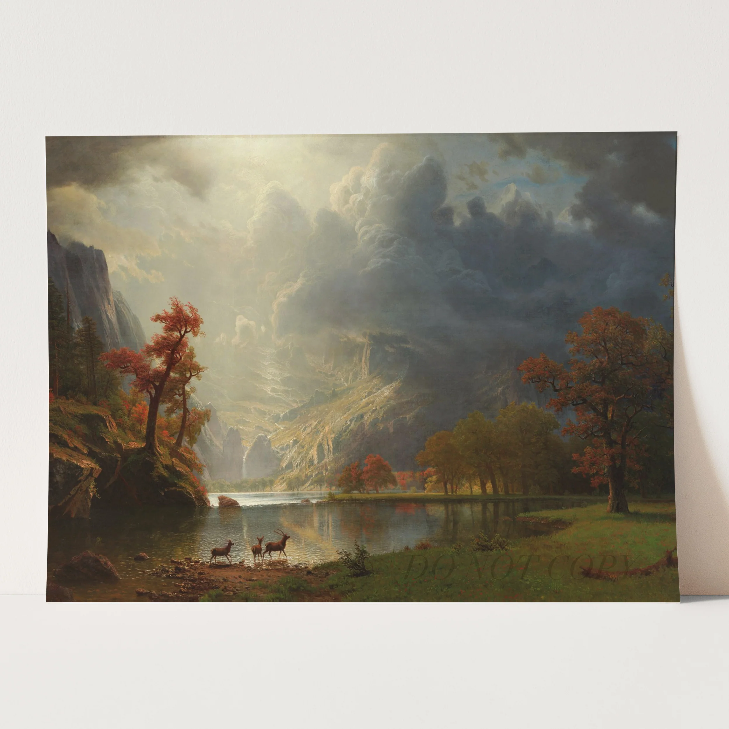 Sierra Nevada Morning (1870) by Albert Bierstadt - Image 3