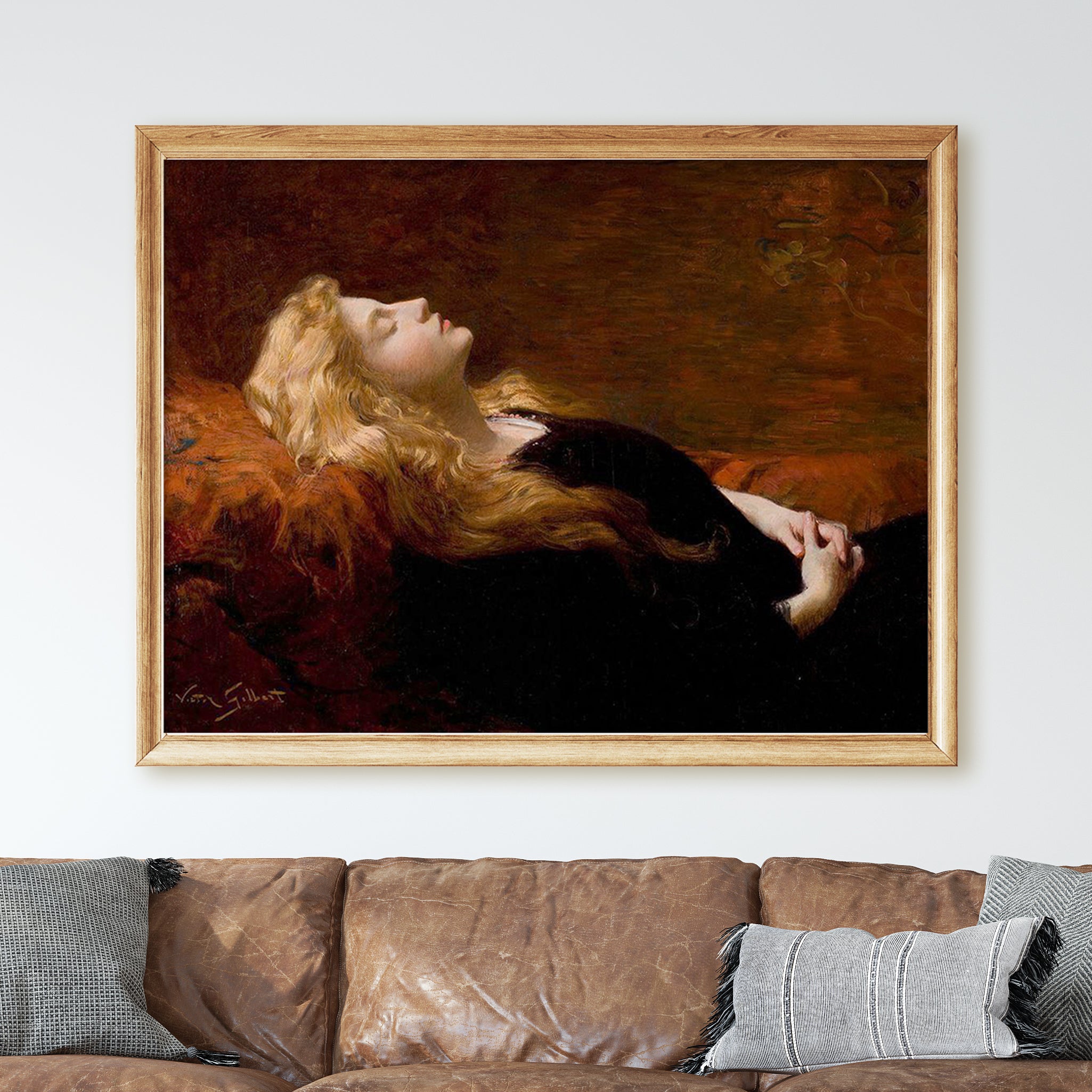 Sleeping Beauty (1899) by Victor Gabriel Gilbert - Image 2