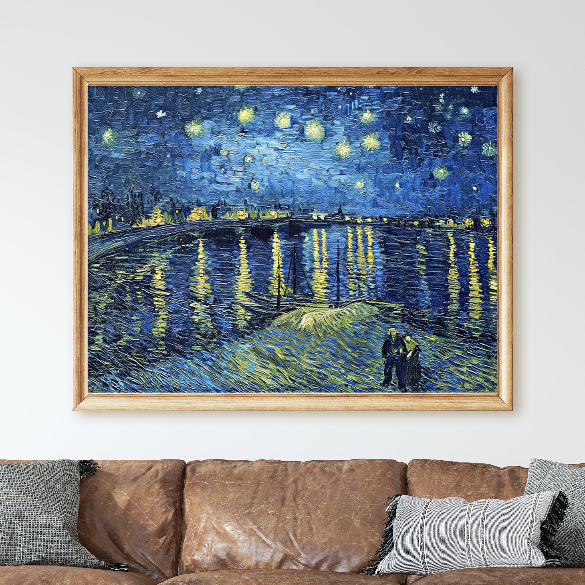 Starry Night Over the Rhône by Van Gogh - Image 2