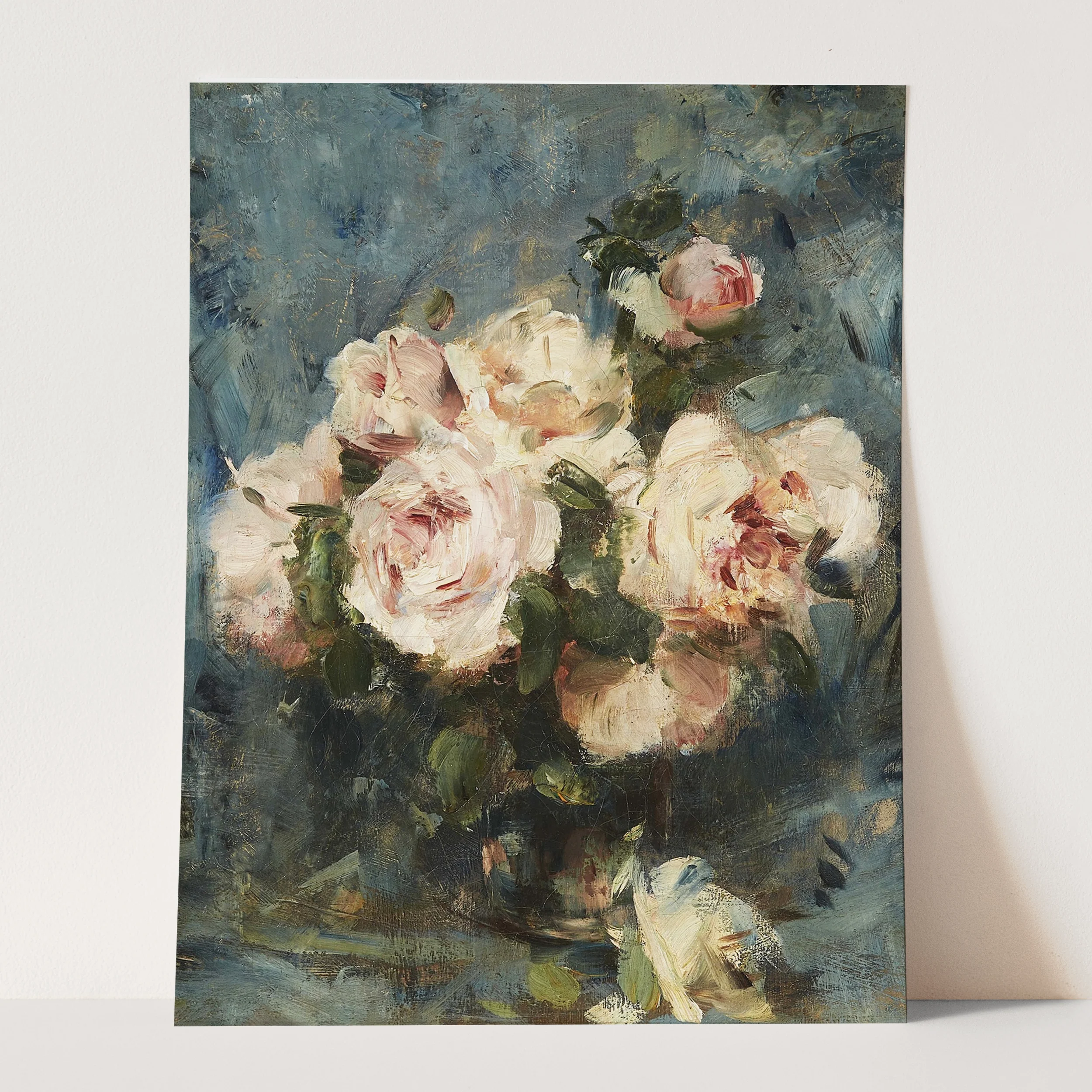 Still Life With Roses In A Glass Vase - Image 3