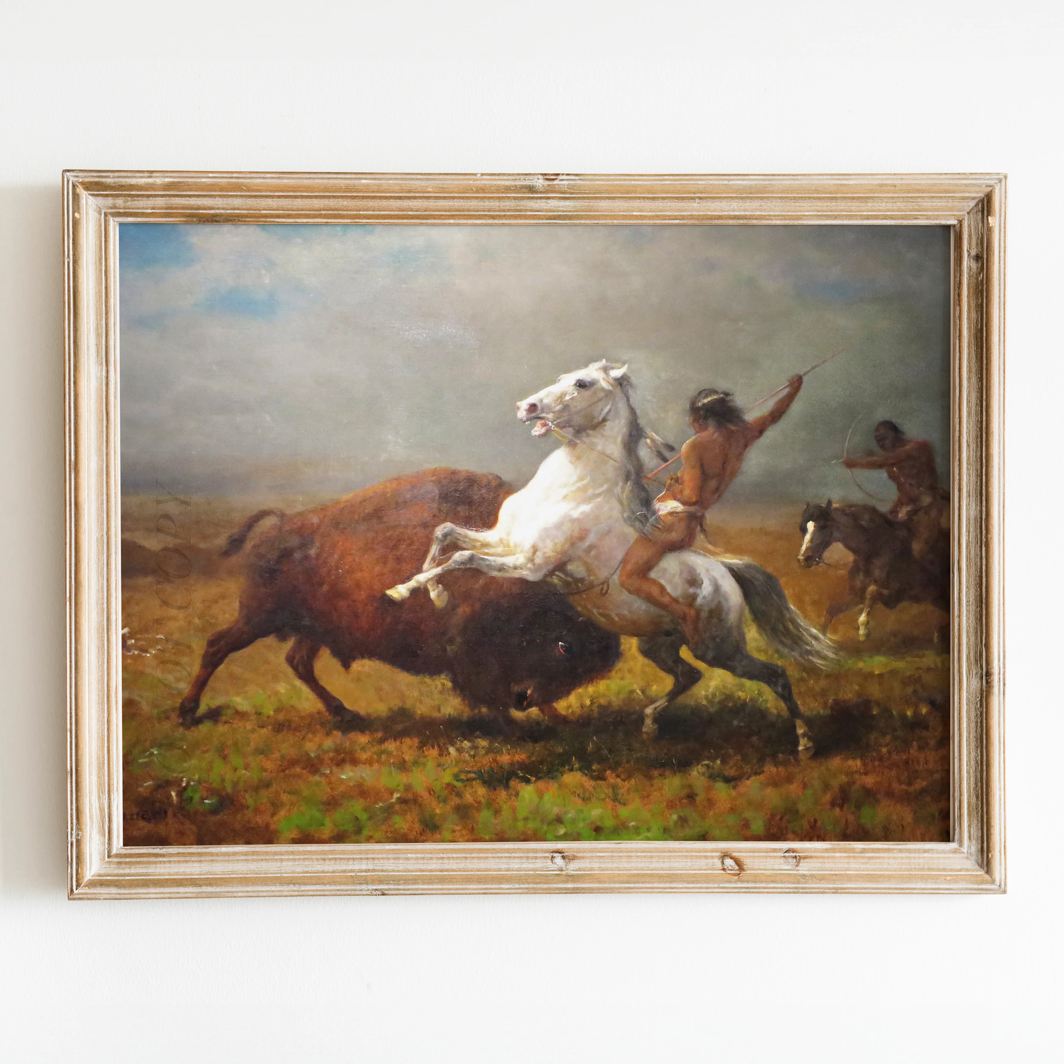 Study for The Last of the Buffalo by Albert Bierstadt