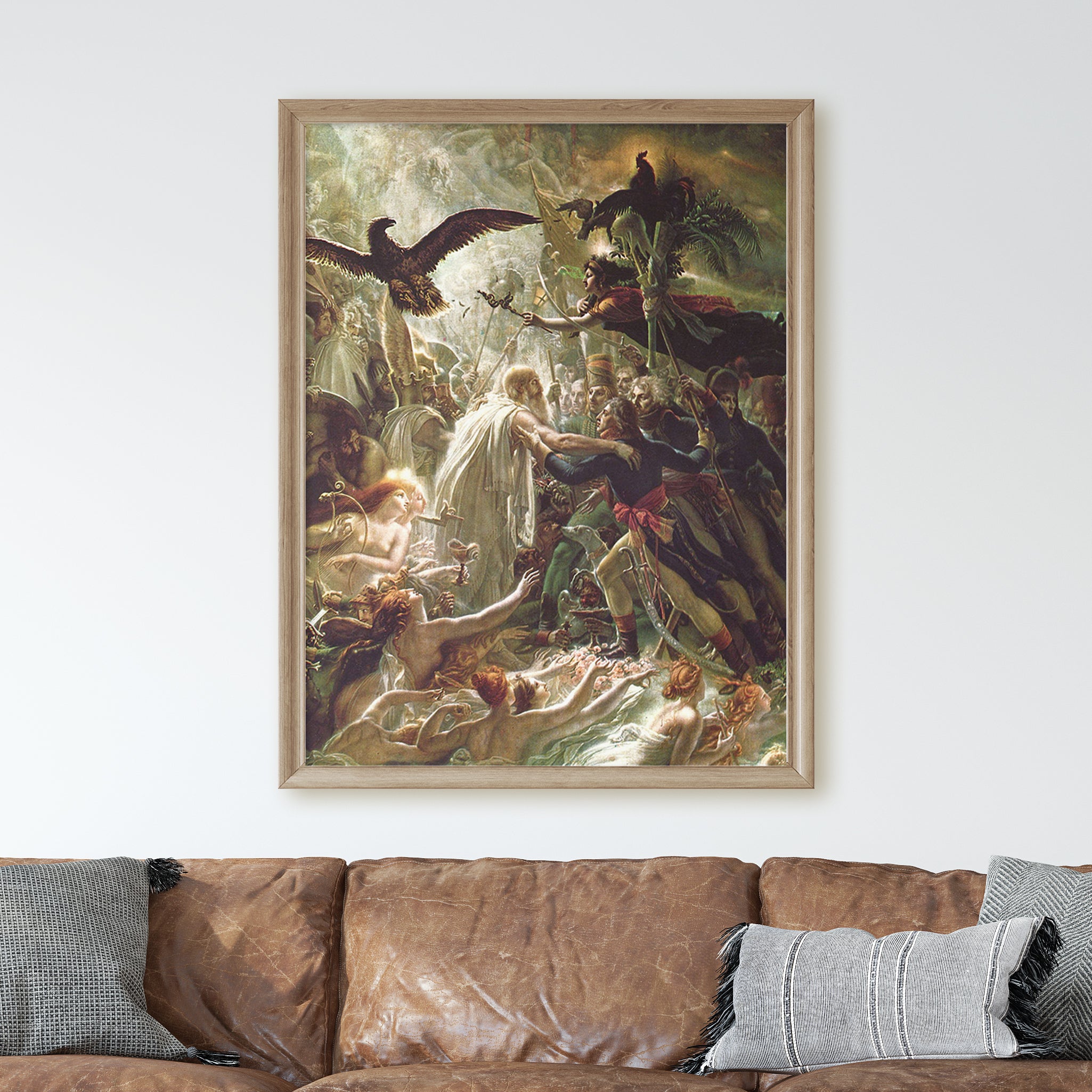The Apotheosis of the French Heroes Who Died for Their Country During the War for Freedom (1800-1802) by Anne-Louis Girodet de Roussy-Trioson - Image 2