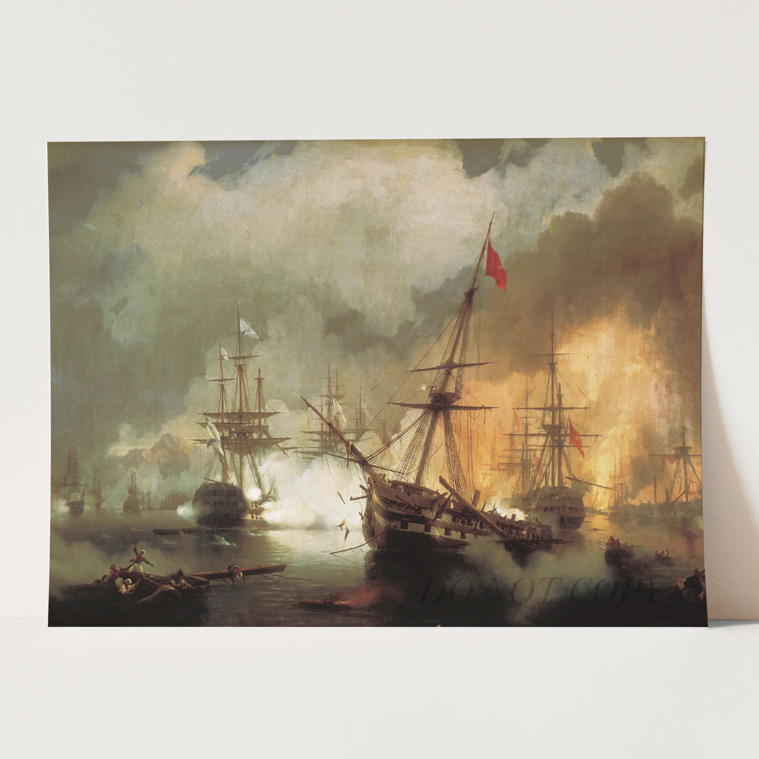 The Battle of Navarino by Ivan Aivazovsky - Image 3