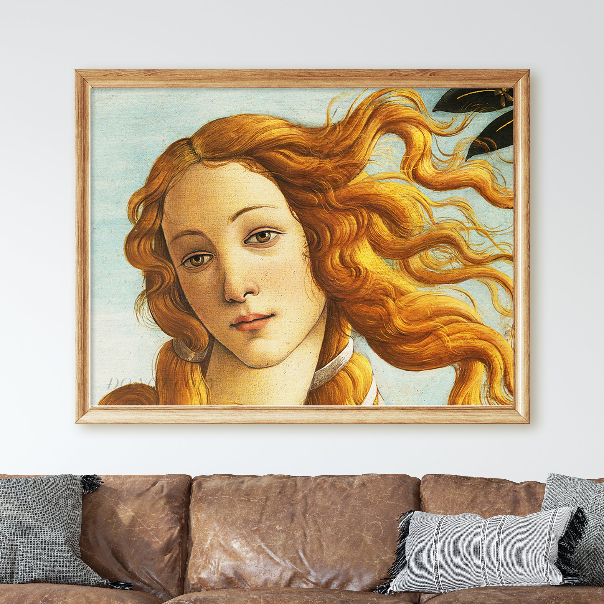 The Birth of Venus Detail of Head by Botticelli - Image 2