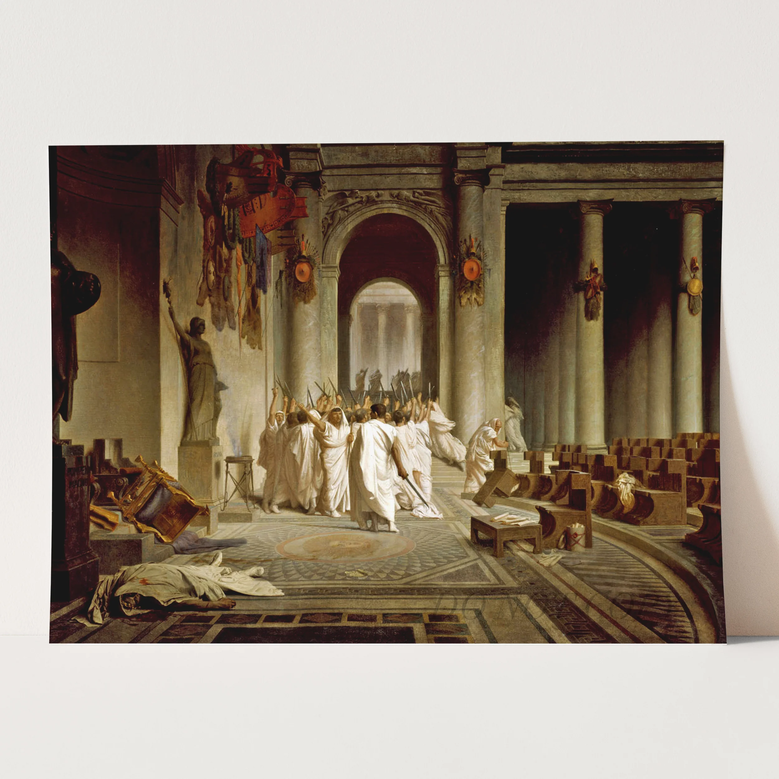 The Death of Caesar by Jean-Léon Gérôme - Image 3