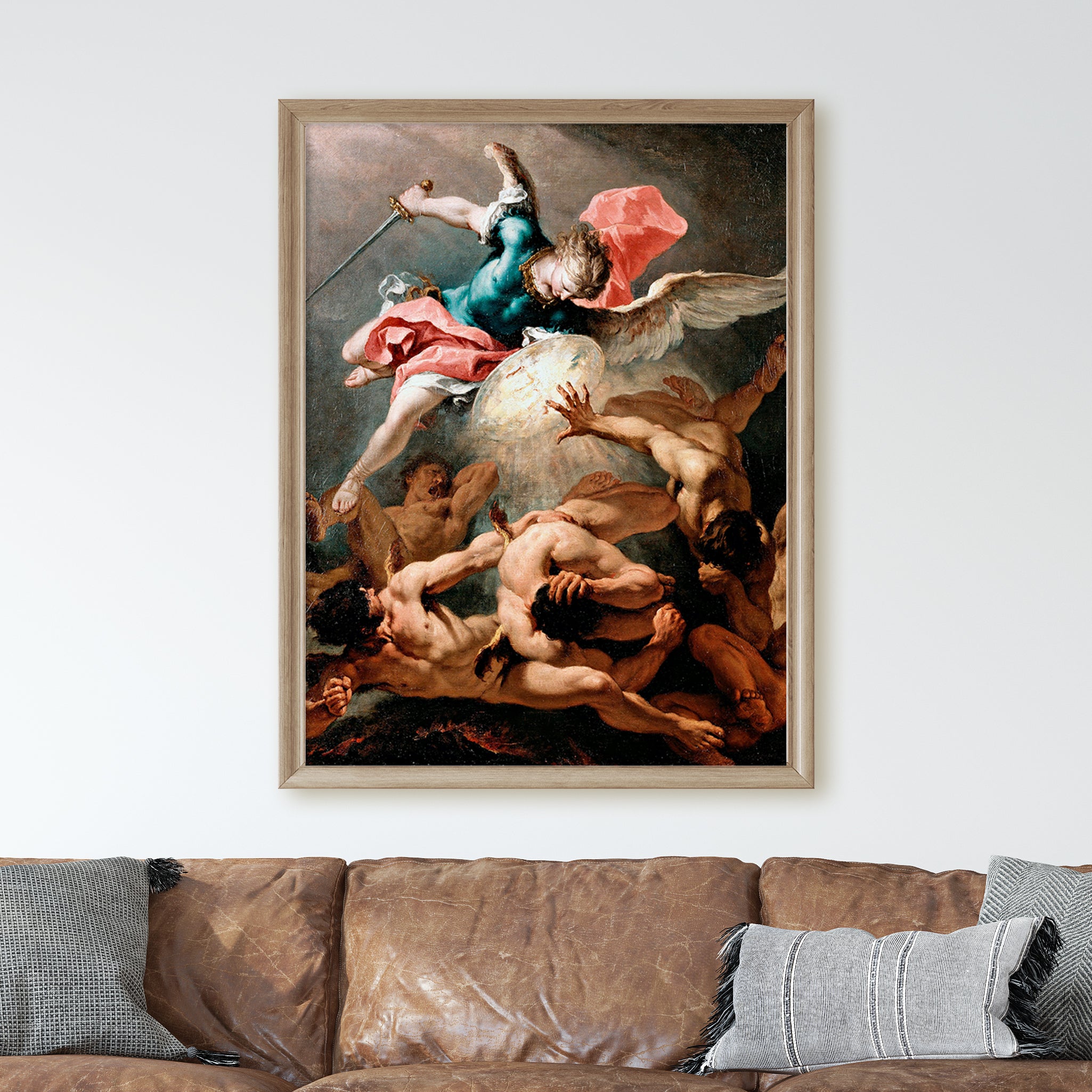 The Fall of the Rebel Angels by Sebastiano Ricci - Image 2