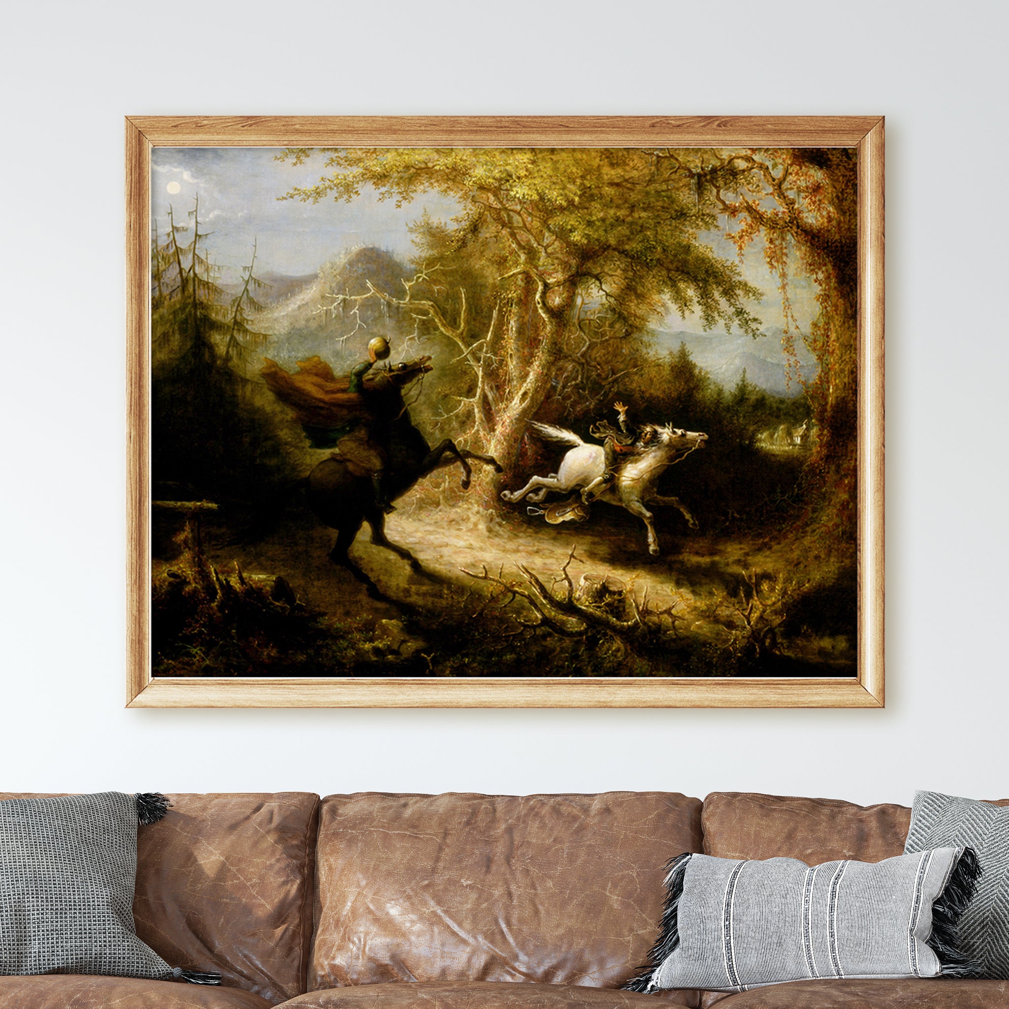 The Headless Horseman Pursuing Ichabod Crane by John Quidor - Image 2