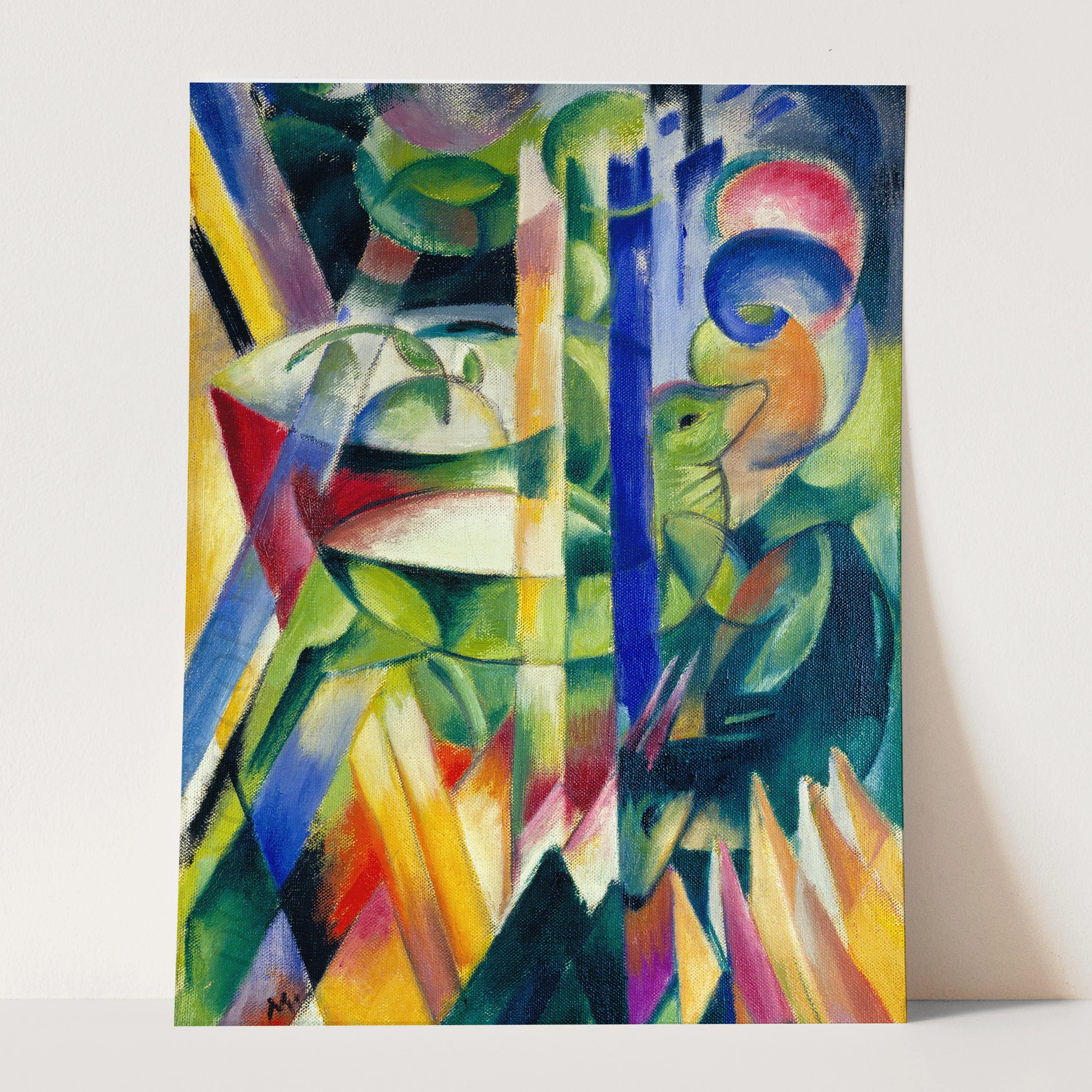 The Little Mountain Goats (1913–1914) by Franz Marc - Image 3