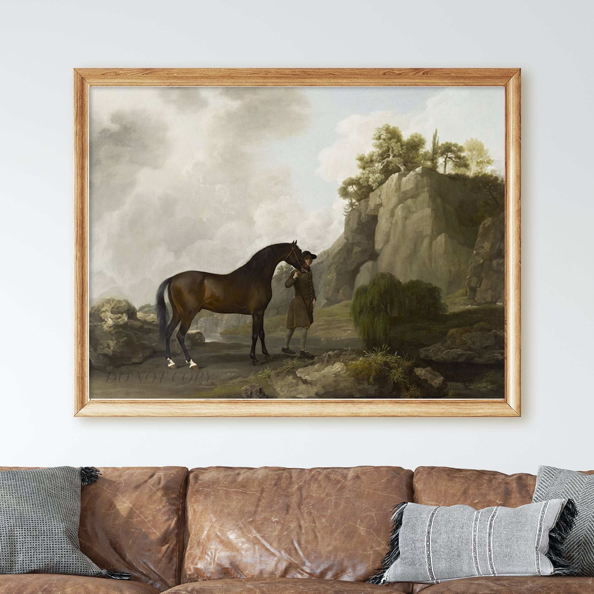 The Marquess of Rockingham's Arabian Stallion by George Stubbs - Image 2