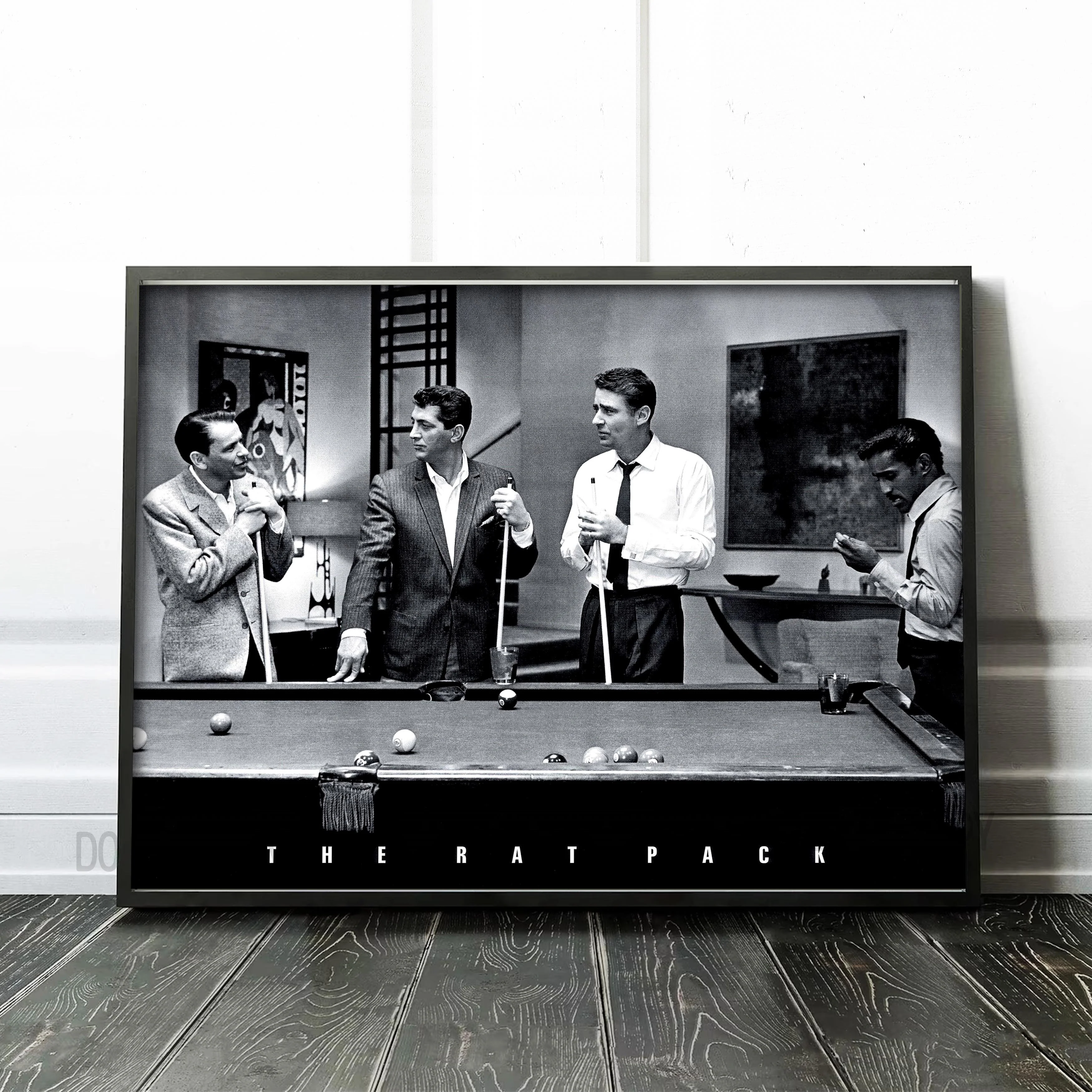 The Rat Pack Playing Pool