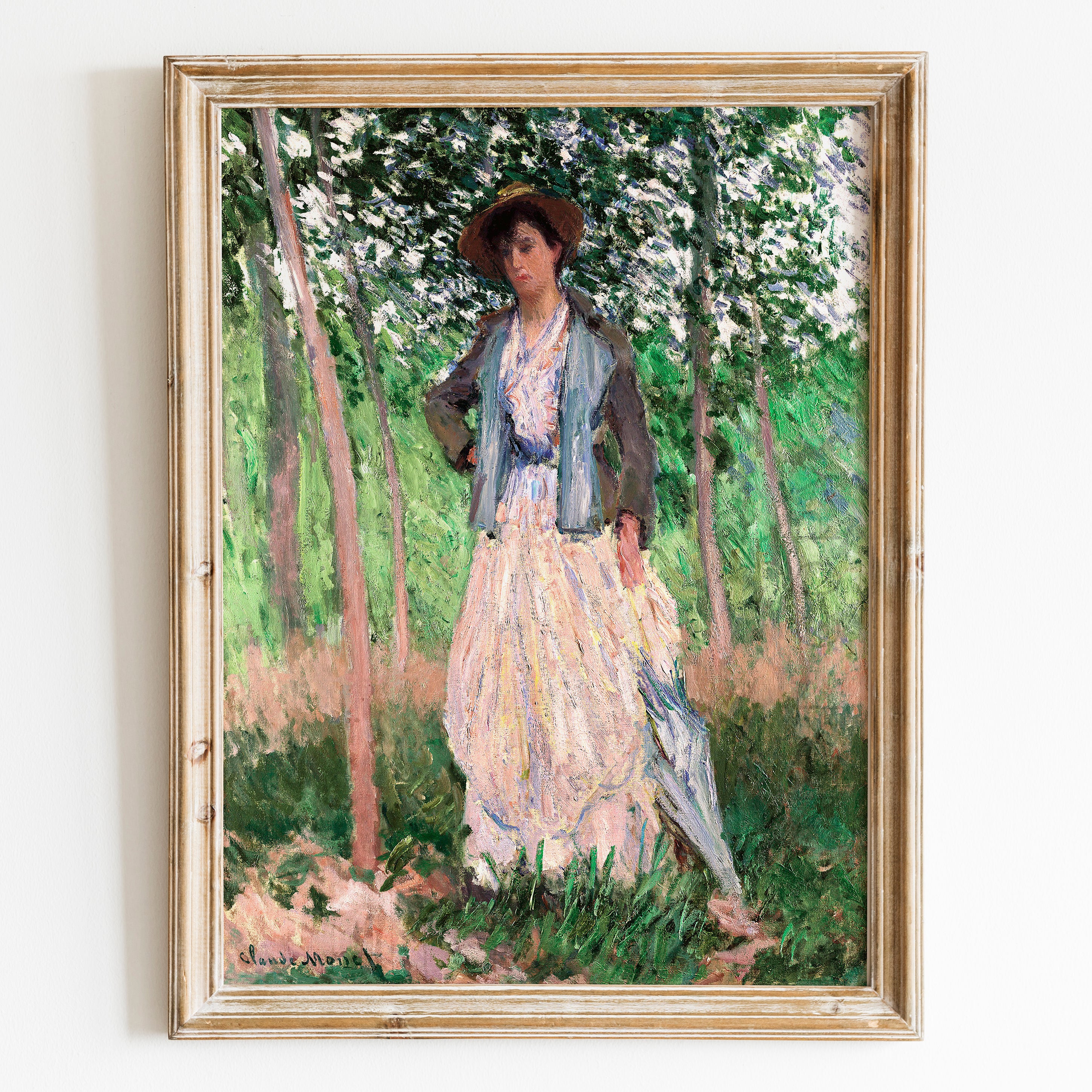 The Stroller (1887) by Claude Monet