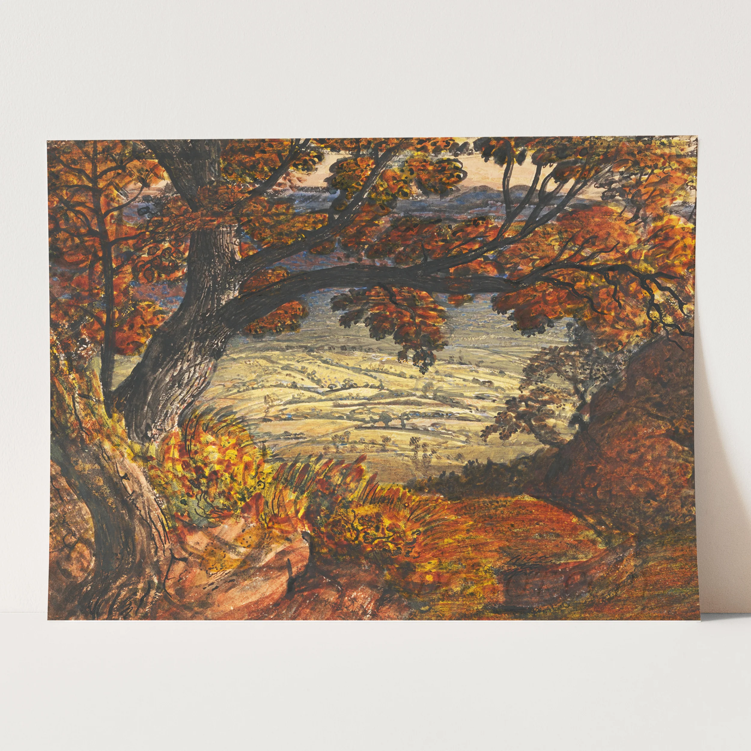 The Weald of Kent by Samuel Palmer - Image 3