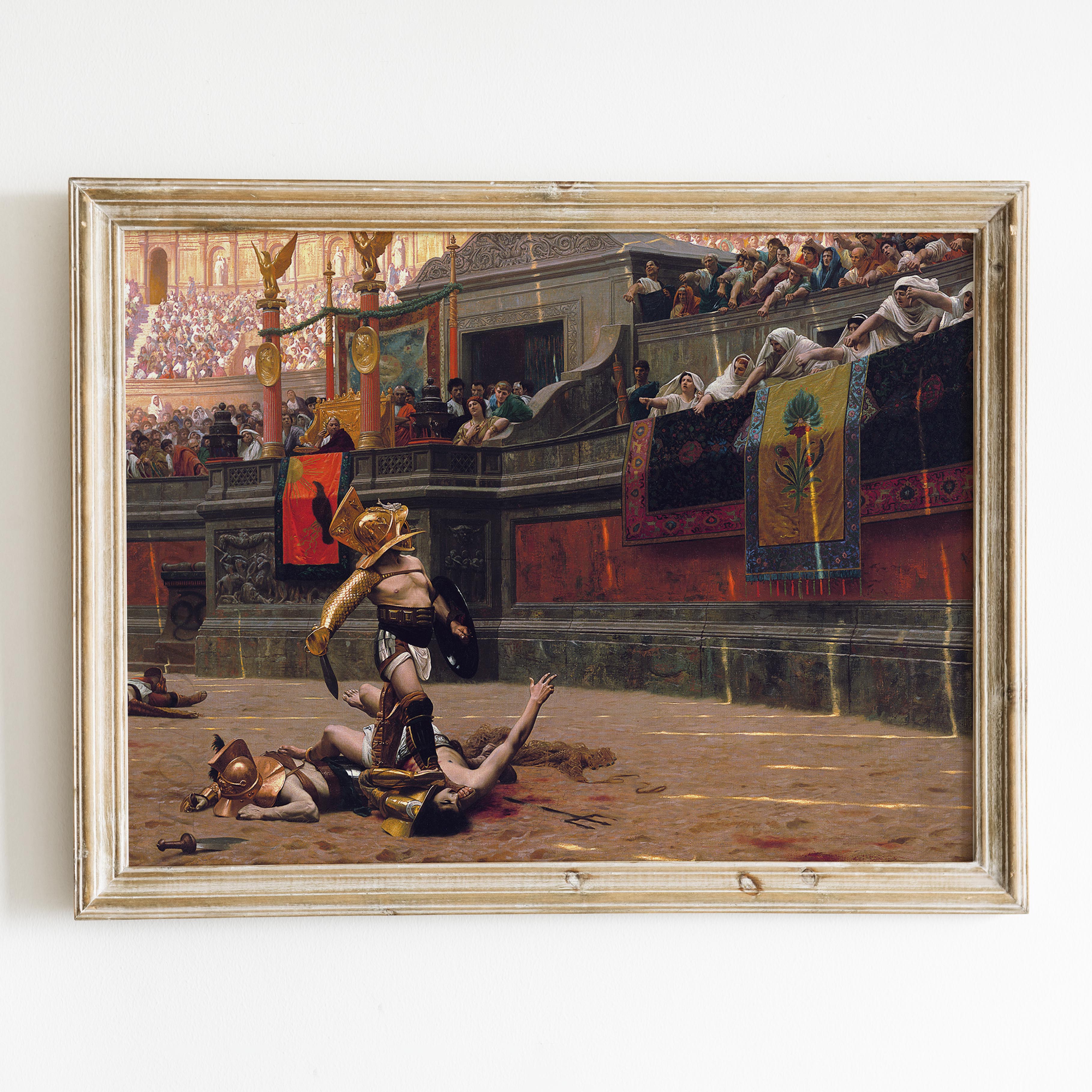 The Winning Gladiator, Pollice Verso
