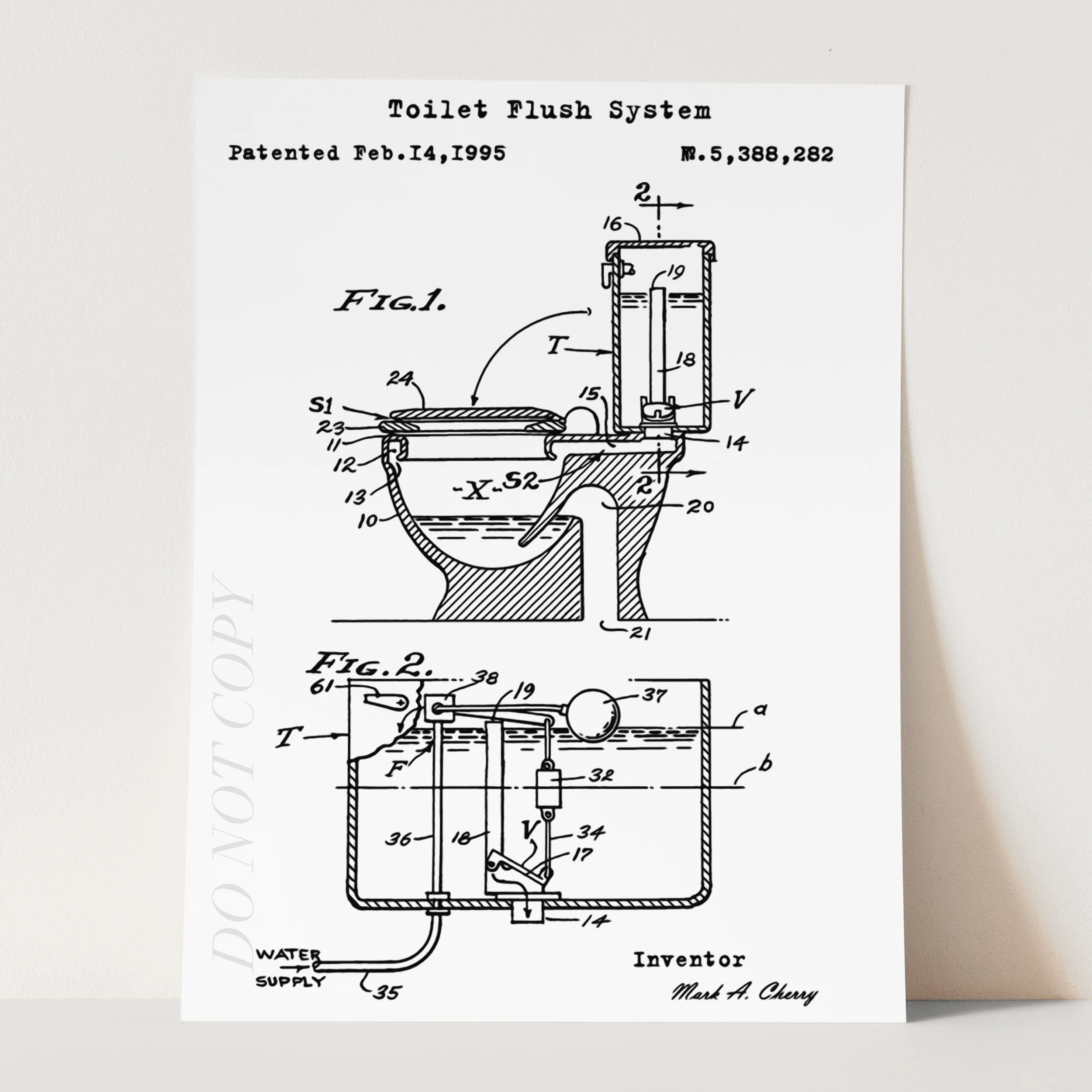 Toilet Blueprint Patent - Image 3