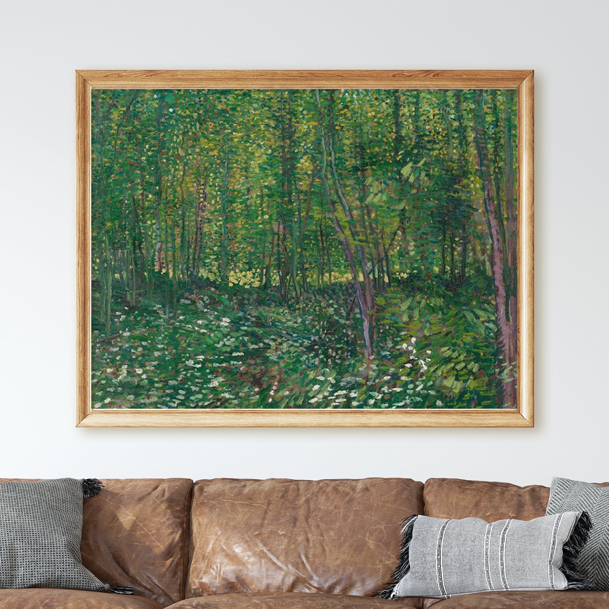 Trees and Undergrowth (1887) by Van Gogh - Image 2
