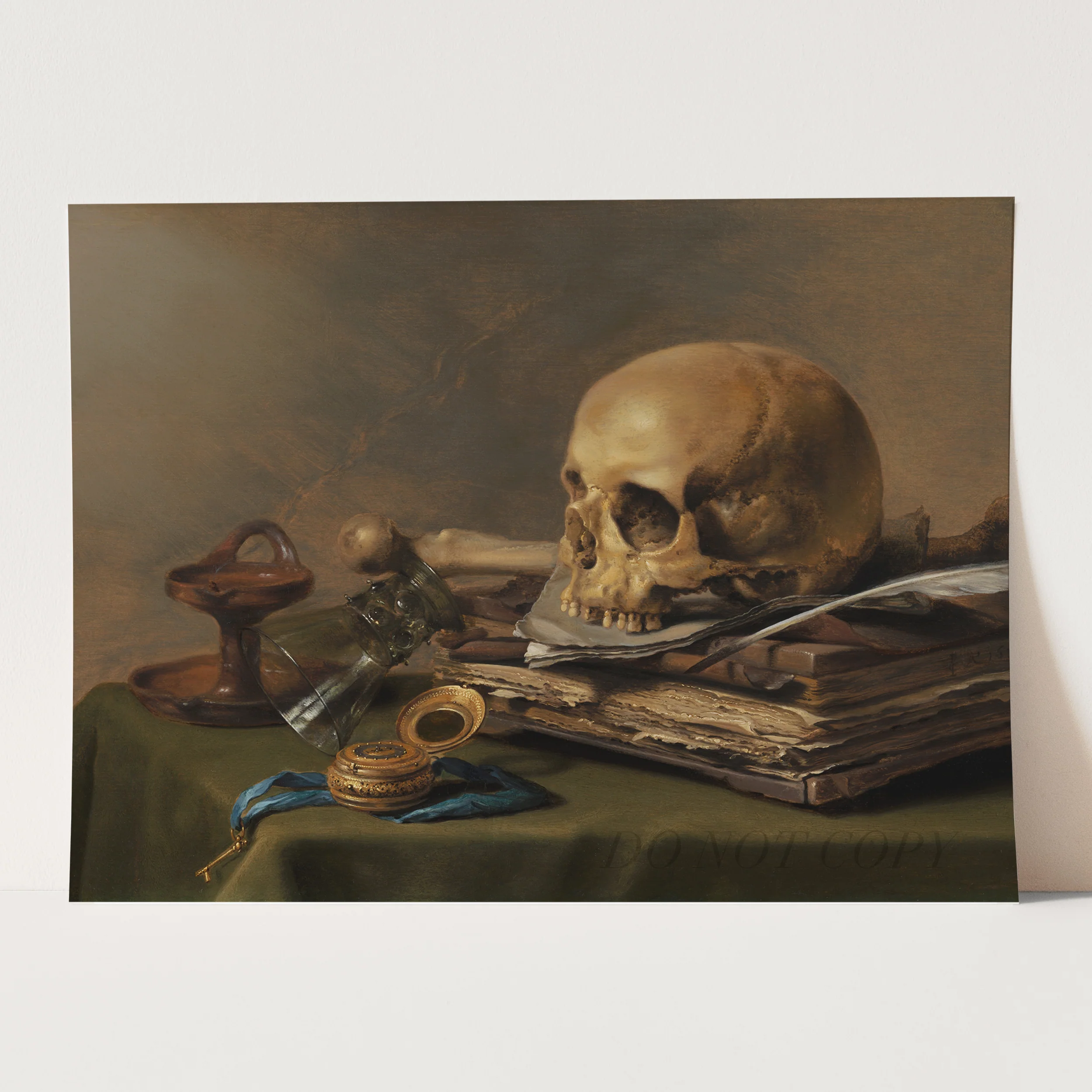 Vanitas Still Life (1630) by Pieter Claesz - Image 3