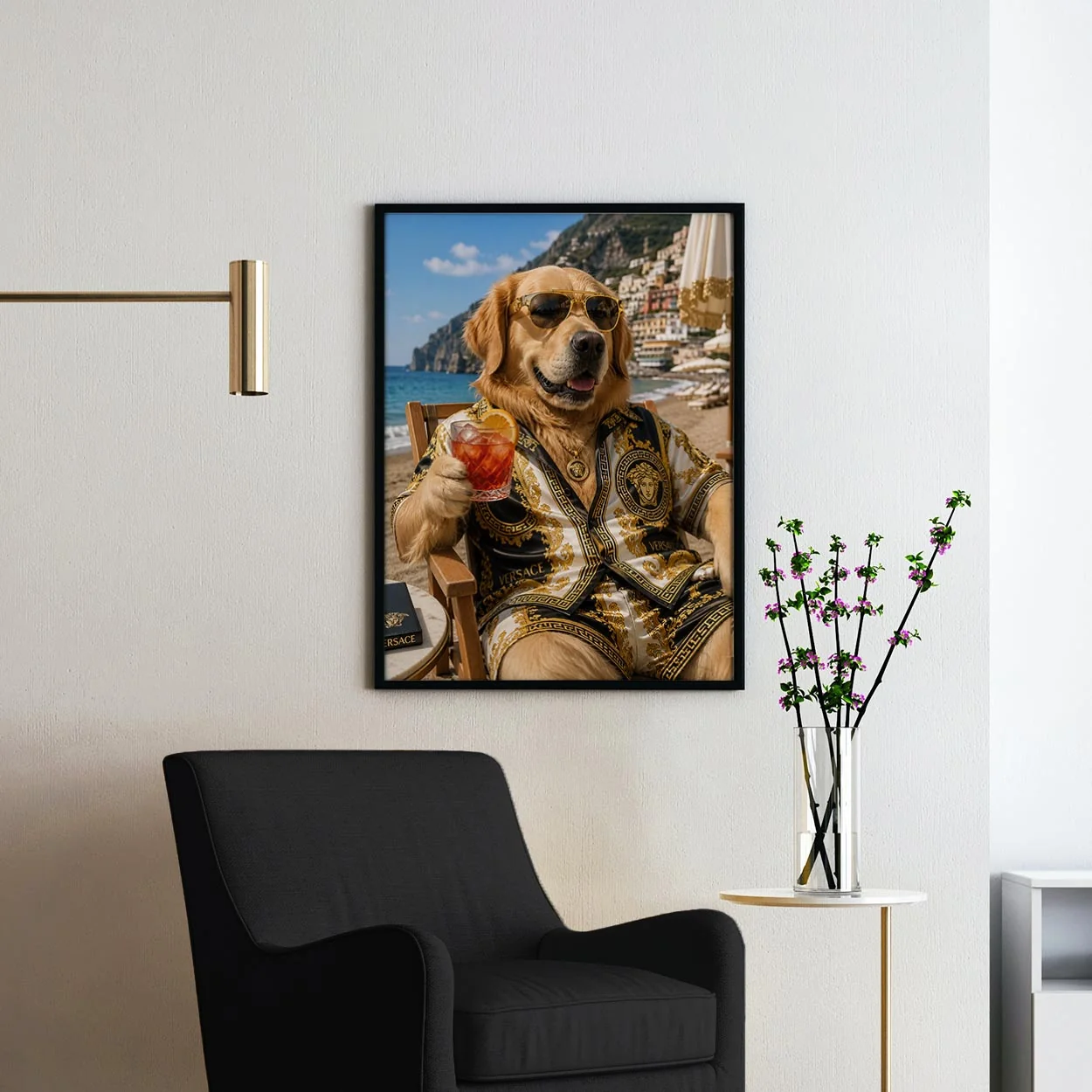 Versace Golden Retriever - Life's A Beach - Image 2