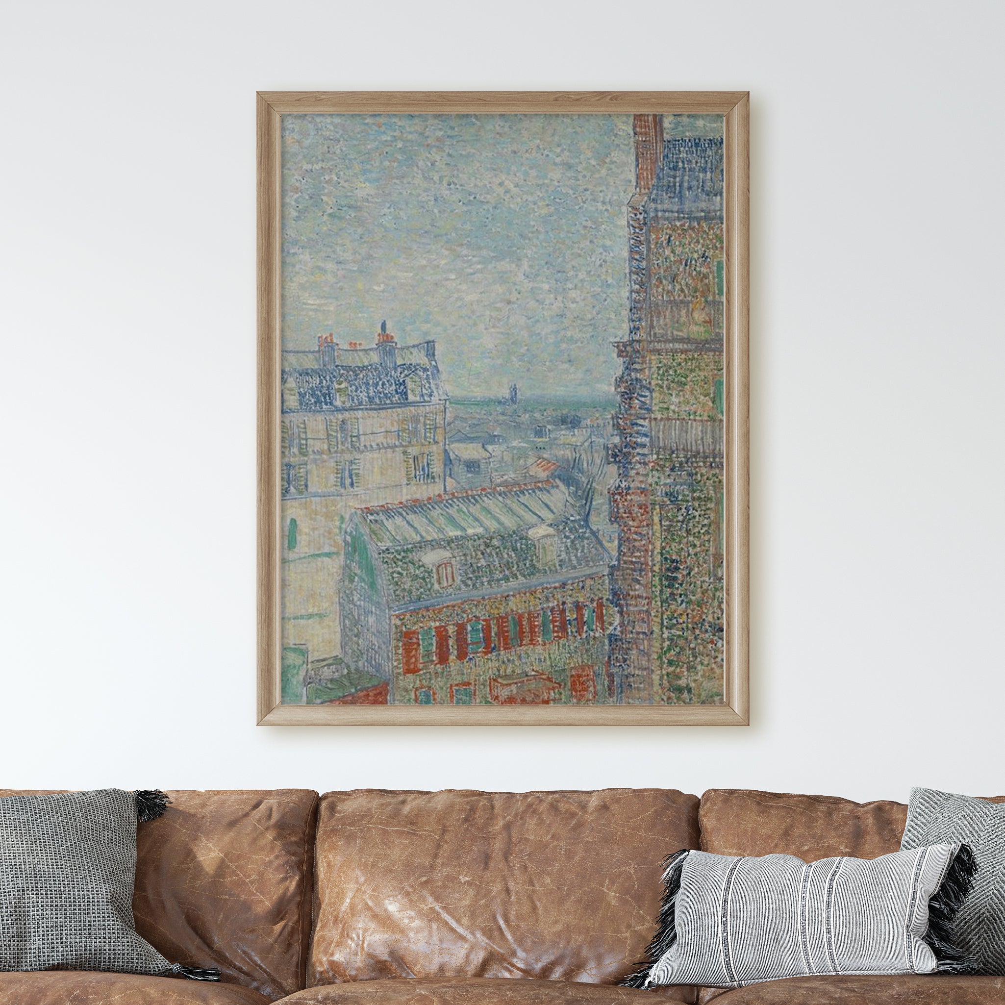 View from Theo's Apartment (1887) by Van Gogh - Image 2