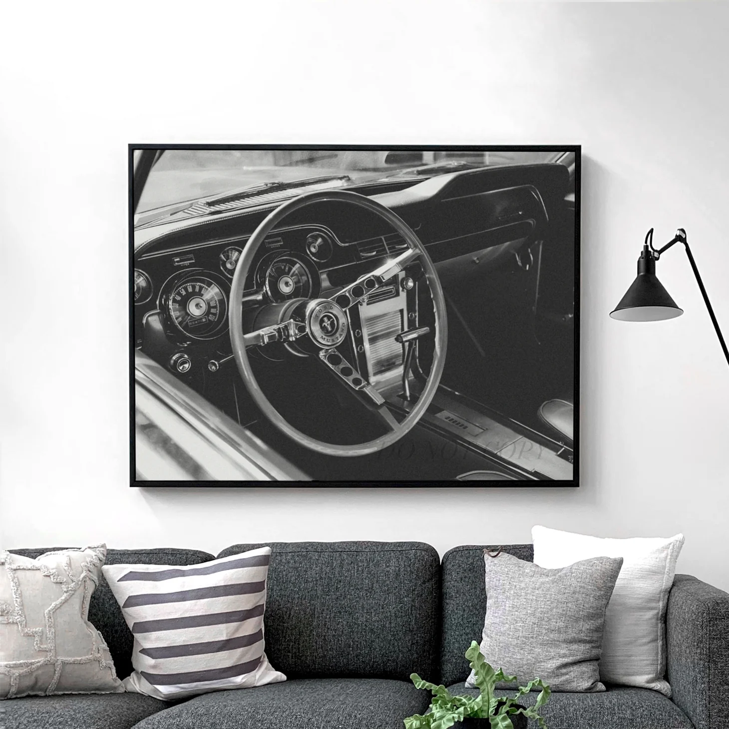 Vintage Ford Mustang Interior - Image 2