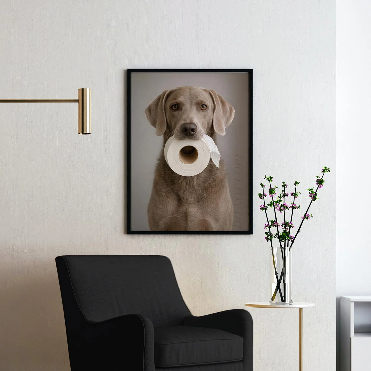 Weimaraner Dog Toilet Paper - Image 2