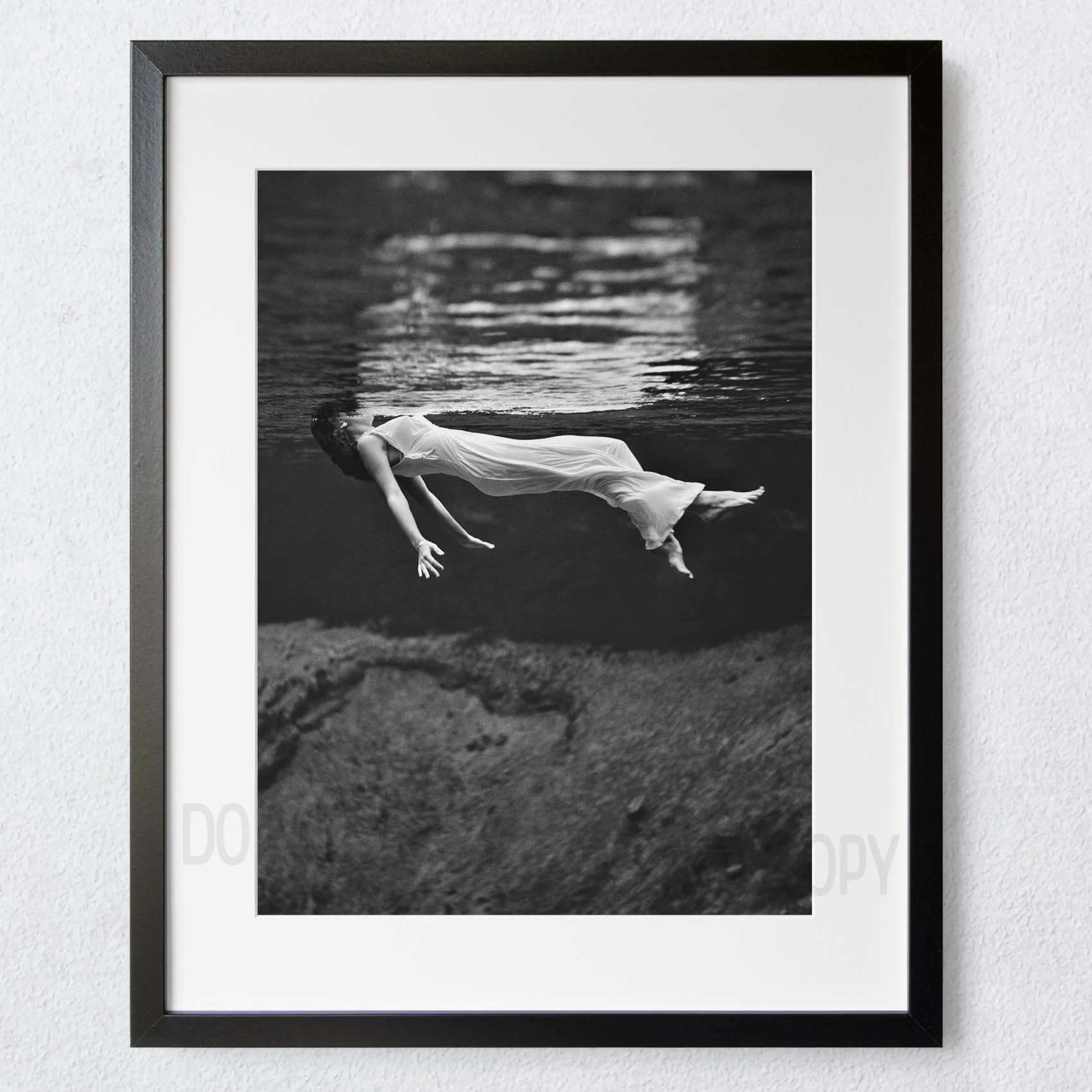 Woman Floating Underwater - Image 3